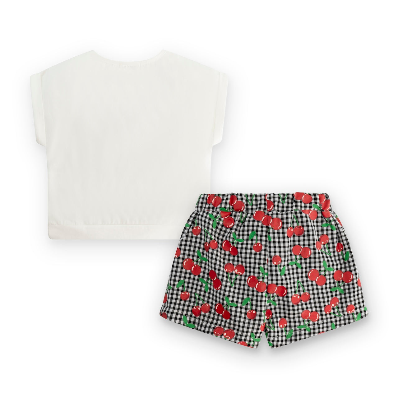 Maglietta e shorts per bambina