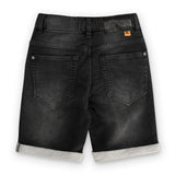 Shorts in denim e fleece per ragazzi