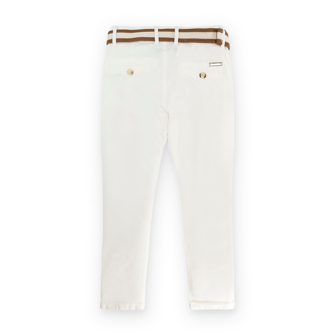 Pantaloni con Cintura in Cotone 100%