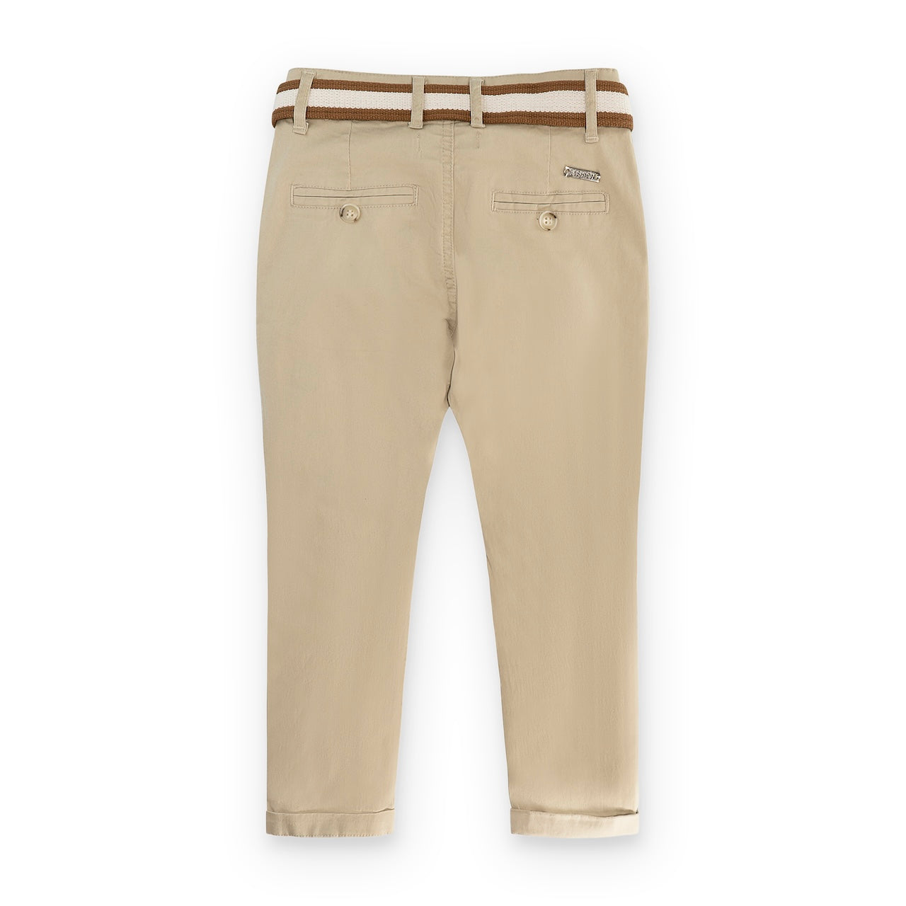 Pantaloni con Cintura in Cotone 100%