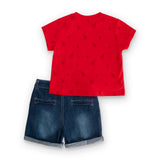 Maglietta e shorts per bambino