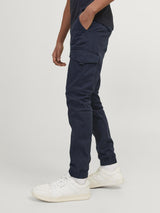 Pantaloni Cargo Slim Fit Flake Paul Navy Junior