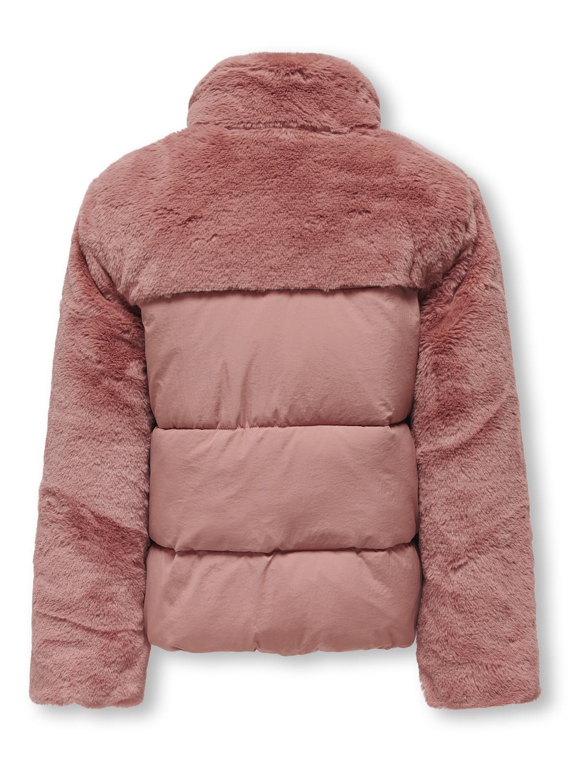 Cappotto Puffer Wanja con Pelliccia e Tasche Laterali