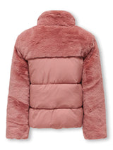 Cappotto Puffer Wanja con Pelliccia e Tasche Laterali