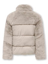 Cappotto Puffer Wanja con Pelliccia e Tasche Laterali