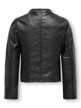 Giacca Biker Freya in Finta Pelle con Tasche Zip