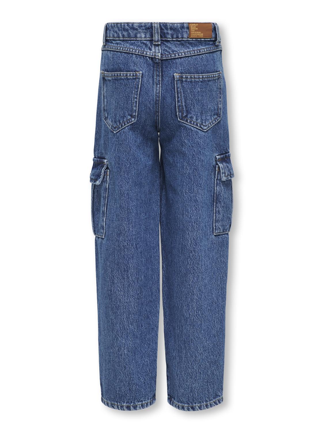 Pantaloni Cargo Carrot Harmony a Gamba Ampia con Tasche