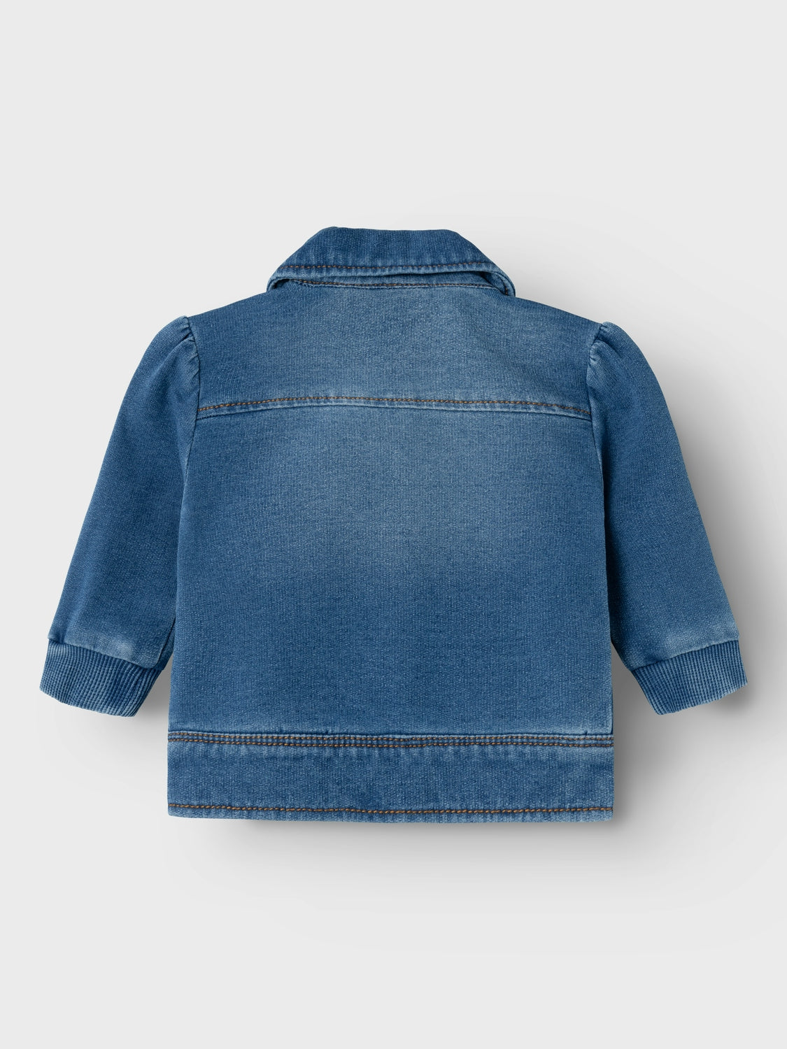 Cardigan in Denim Hanna Junior con Tasche Frontali