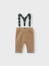 Pantaloni Corduroy U-Shape Ben Junior con Vita Regolabile