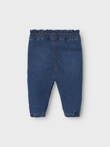 Jeans Rose Junior con Vita Regolabile e Dettaglio Pizzo