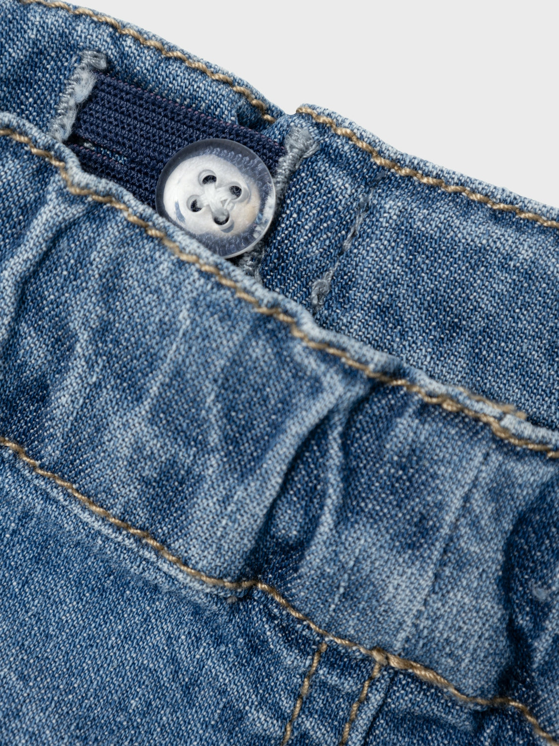Jeans U-Shape Ben Junior con Vita Regolabile e Tasche Laterali