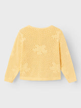 Cardigan in Maglia Hipearl Junior a Girocollo