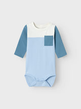 Body a Maniche Lunghe Holin Junior con Tasche sul Petto