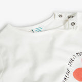 Vestito jersey flame per bimba