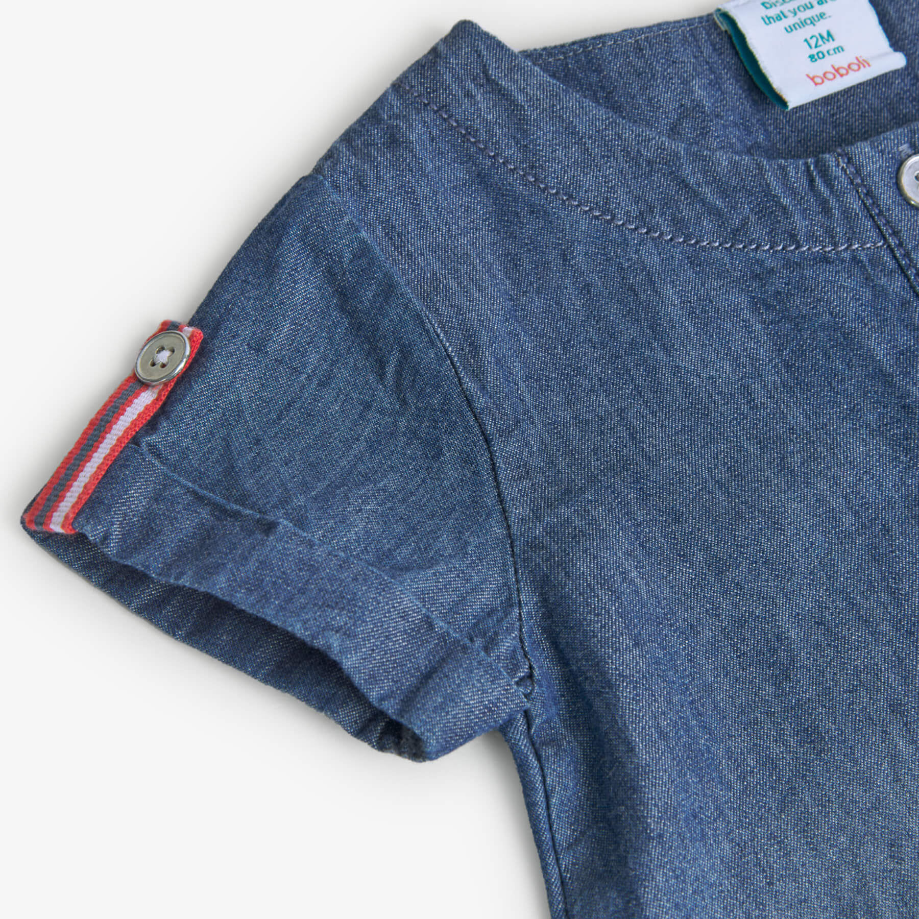 Blusa denim per bimba