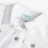 Giubbotto jeans elasticizzato per ragazza