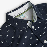 Camicia popelin stampato per ragazzo