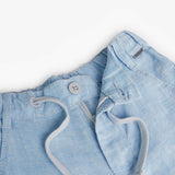 Pantaloni lino bicolore per ragazzo