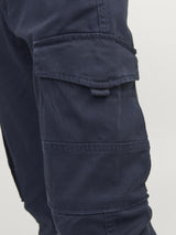 Pantaloni Cargo Slim Fit Flake Paul Navy Junior