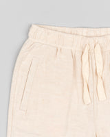 Pantaloni in cotone e lino per ragazzi