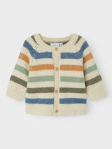 Cardigan in Maglia Osomme Junior con Orlo a Coste