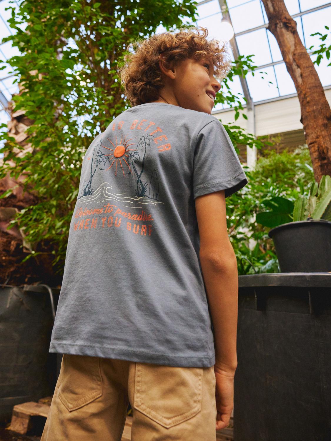 Shorts Slim Fit Silas Isak Junior con Vita Regolabile