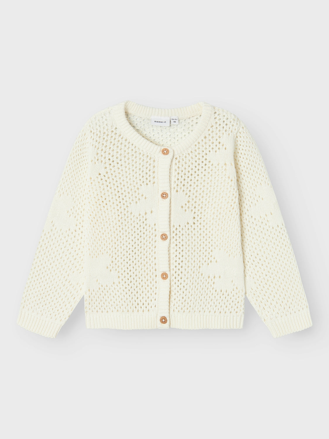 Cardigan in Maglia Hipearl Junior a Girocollo