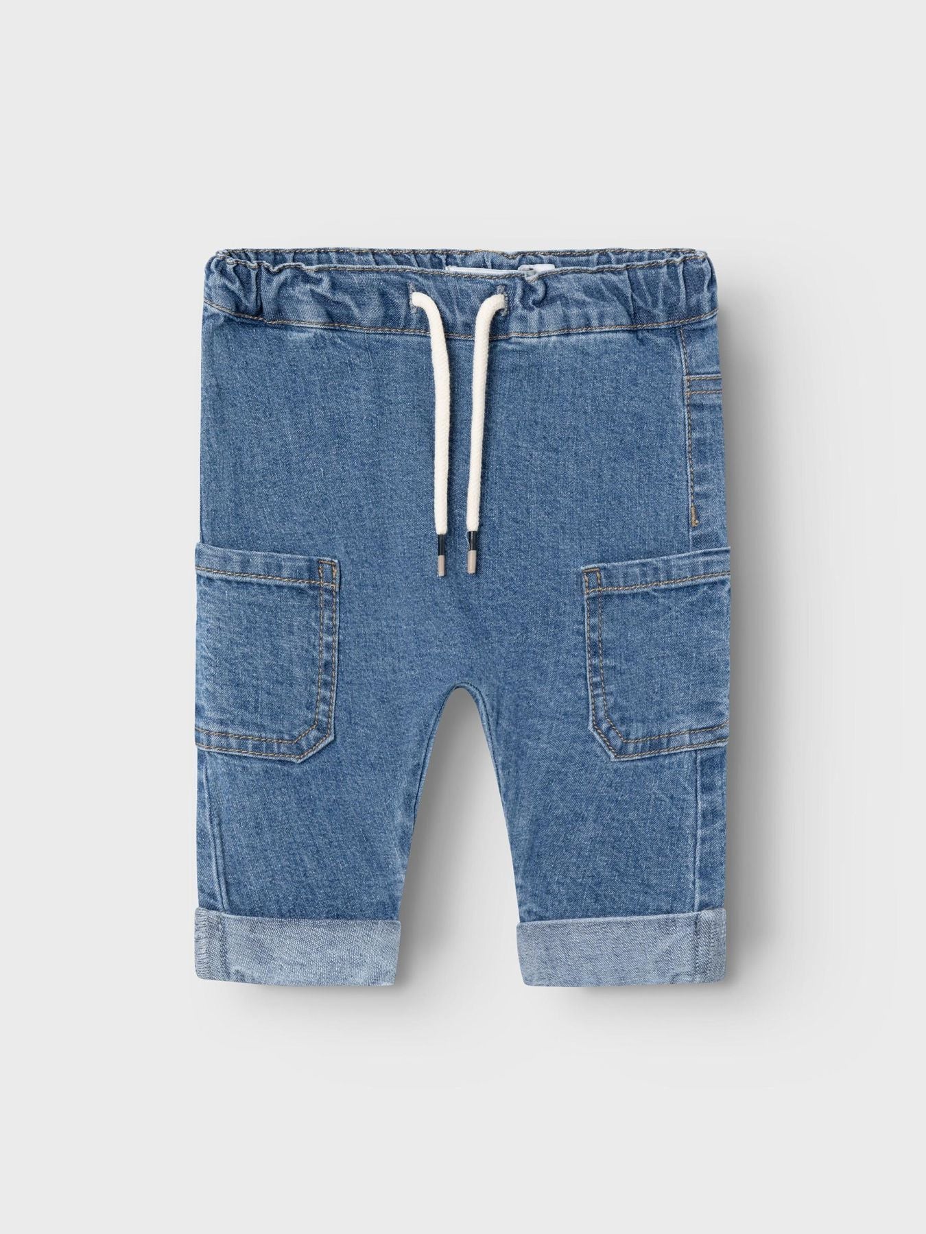 Jeans U-Shape Ben Junior con Vita Regolabile e Tasche Laterali