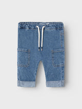 Jeans U-Shape Ben Junior con Vita Regolabile e Tasche Laterali