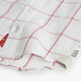 Camicia lino quadri per neonati