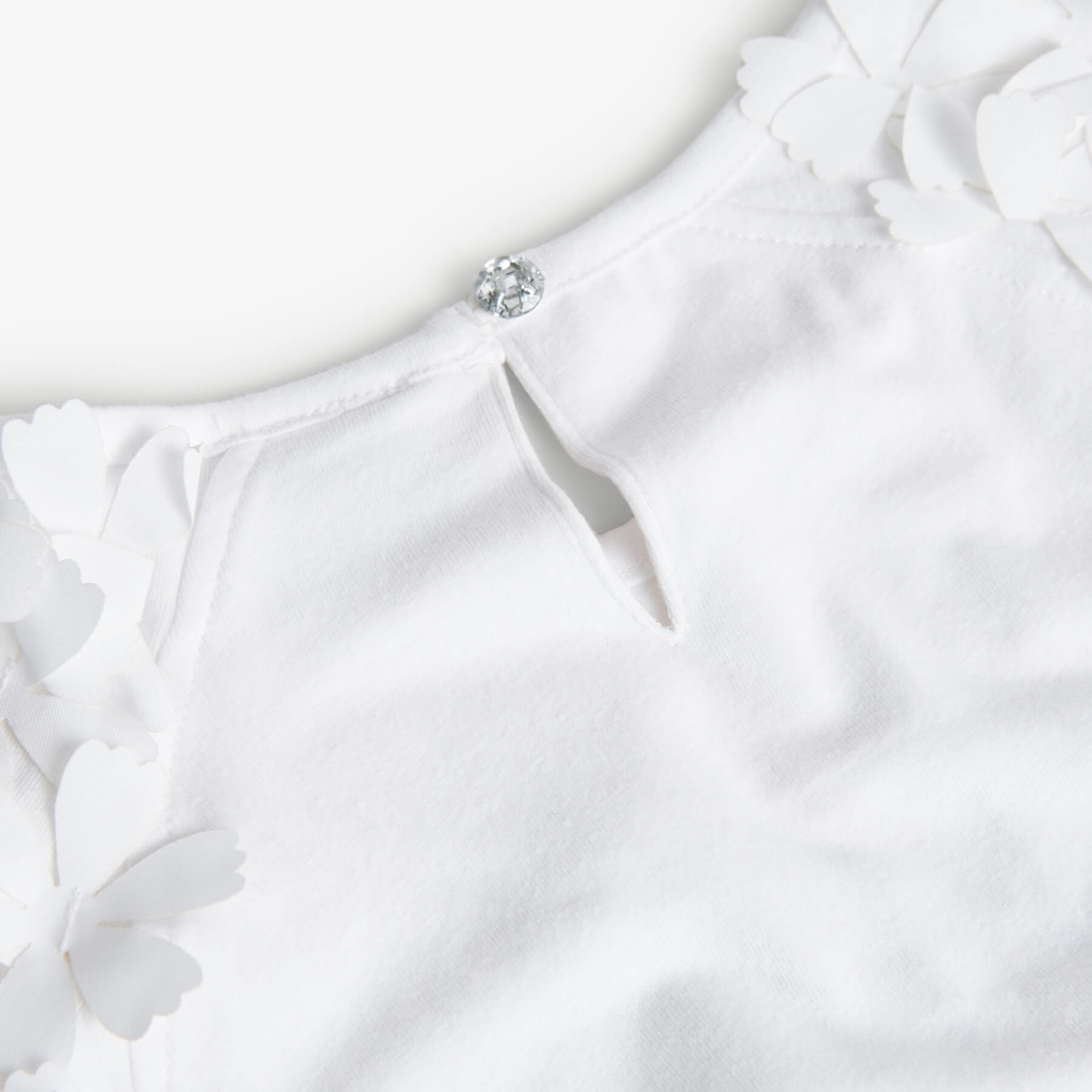 Maglietta jersey elastico per ragazza