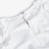 Maglietta jersey elastico per ragazza