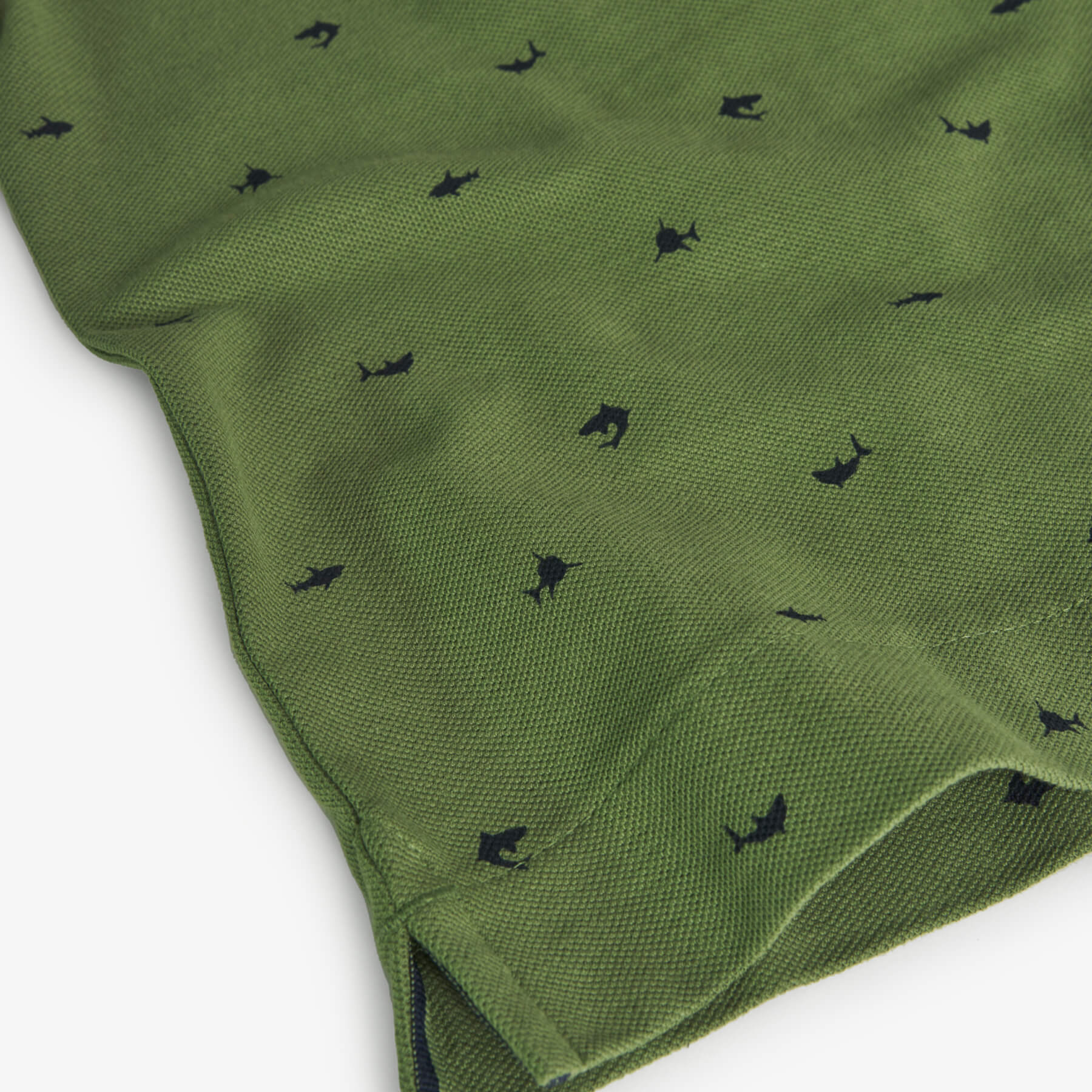 Polo piquet stampato per ragazzo