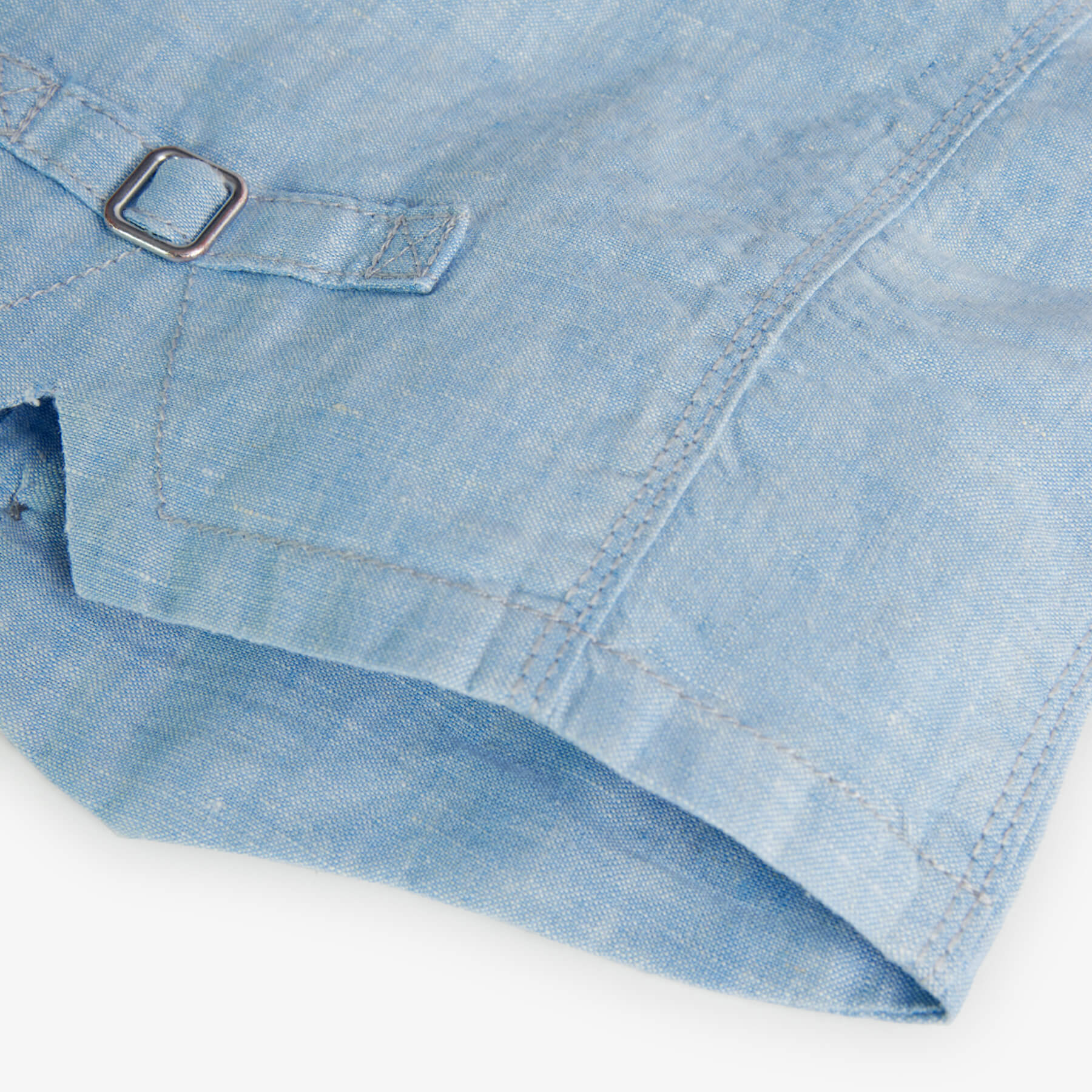 Gilet lino bicolore per ragazzo