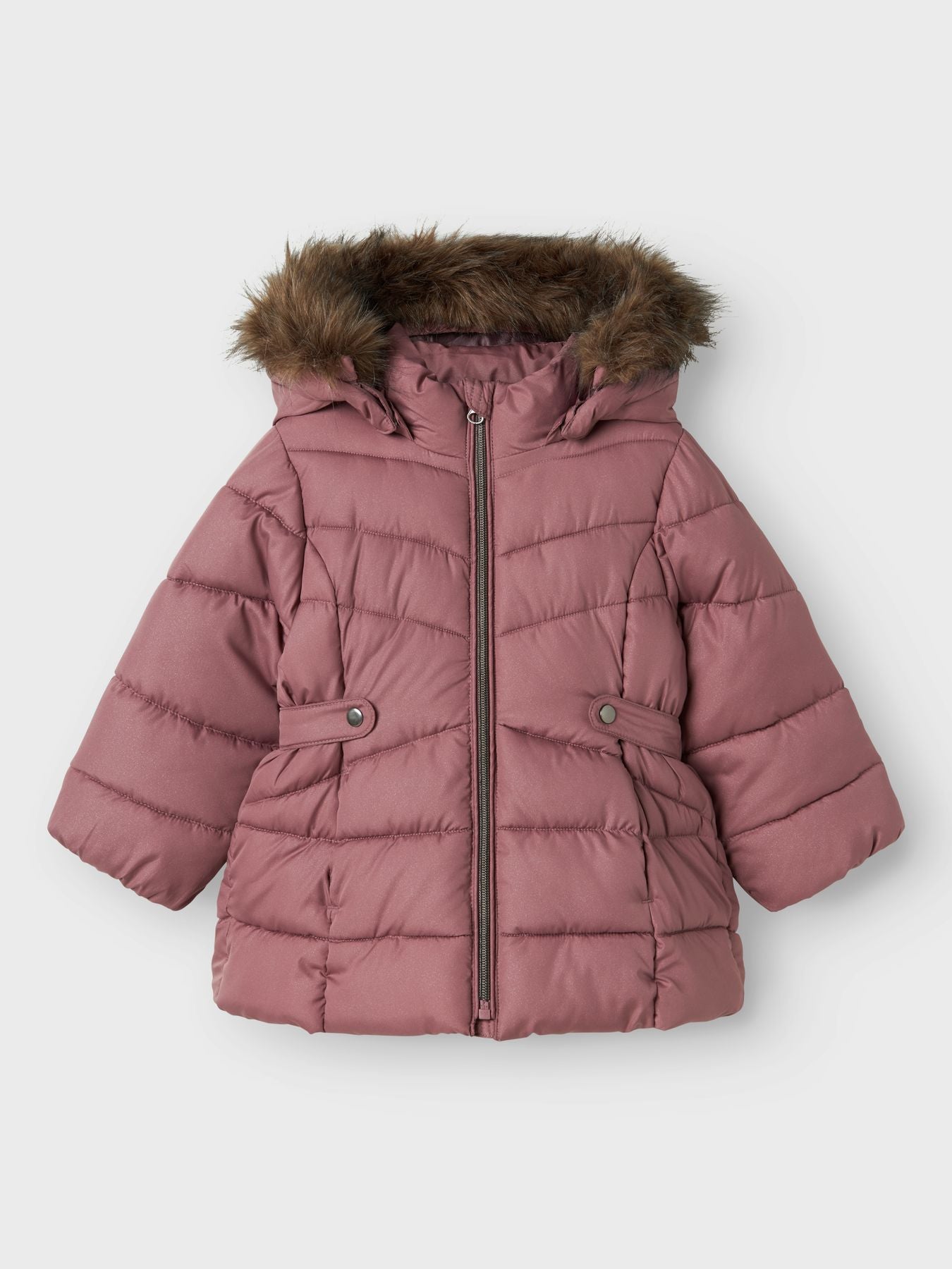 Giacca Glitter Merethe Junior con Cappuccio Staccabile