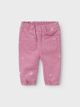 Pantaloni Corduroy Rose Junior con Vita Regolabile