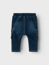 Jeans Cargo Baggy Ben Junior con Vita Regolabile e Tasche Cargo