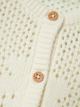 Cardigan in Maglia Hipearl Junior a Girocollo