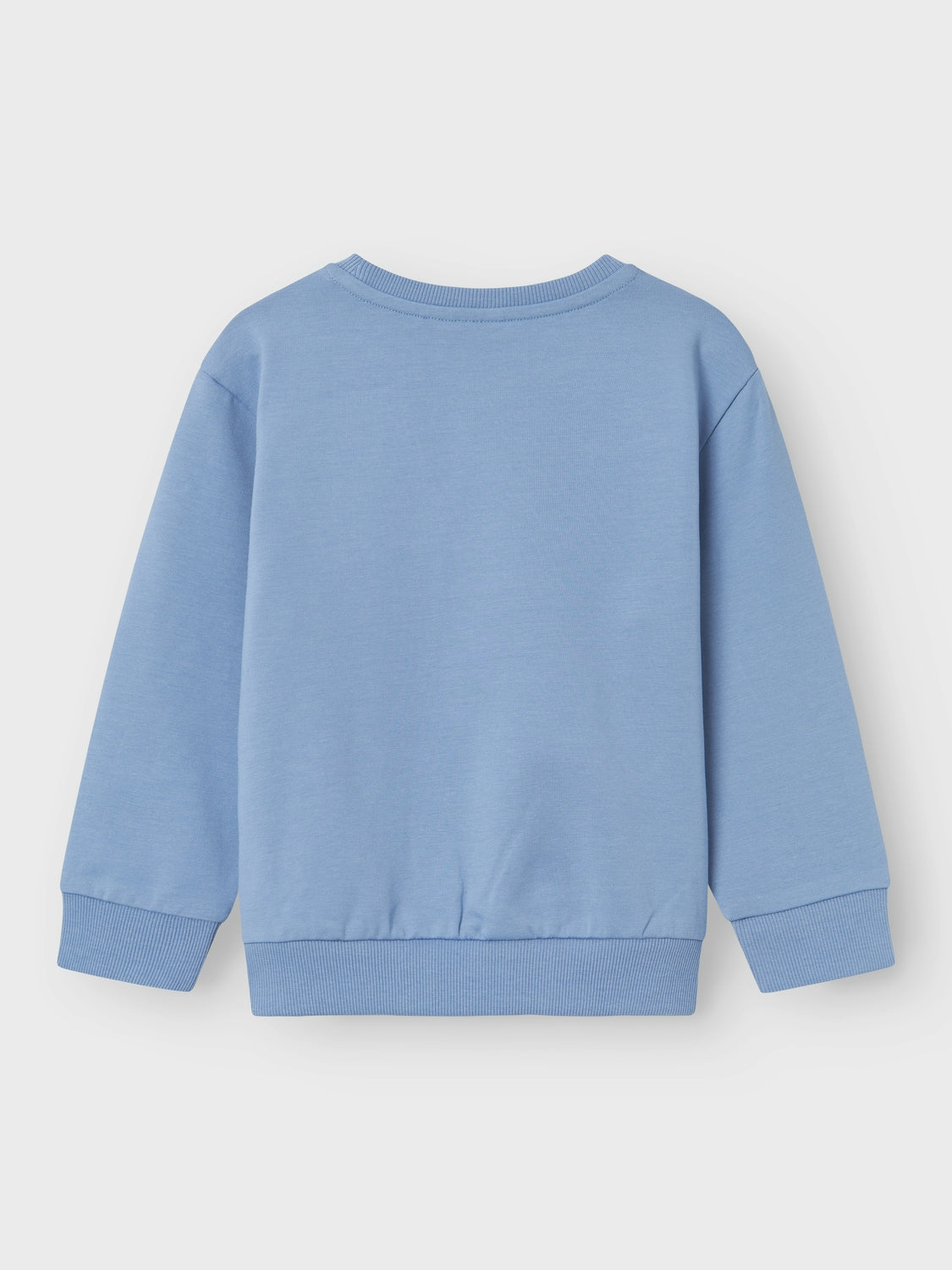 Felpa a Maniche Lunghe Fred Junior con Orlo a Coste e Dettaglio Ricamato