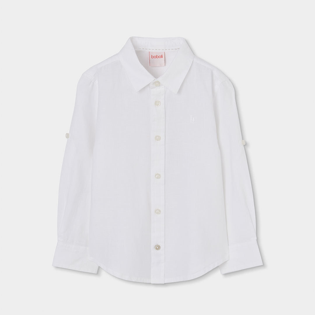 Camicia lino per bambino Boboli art. 873019