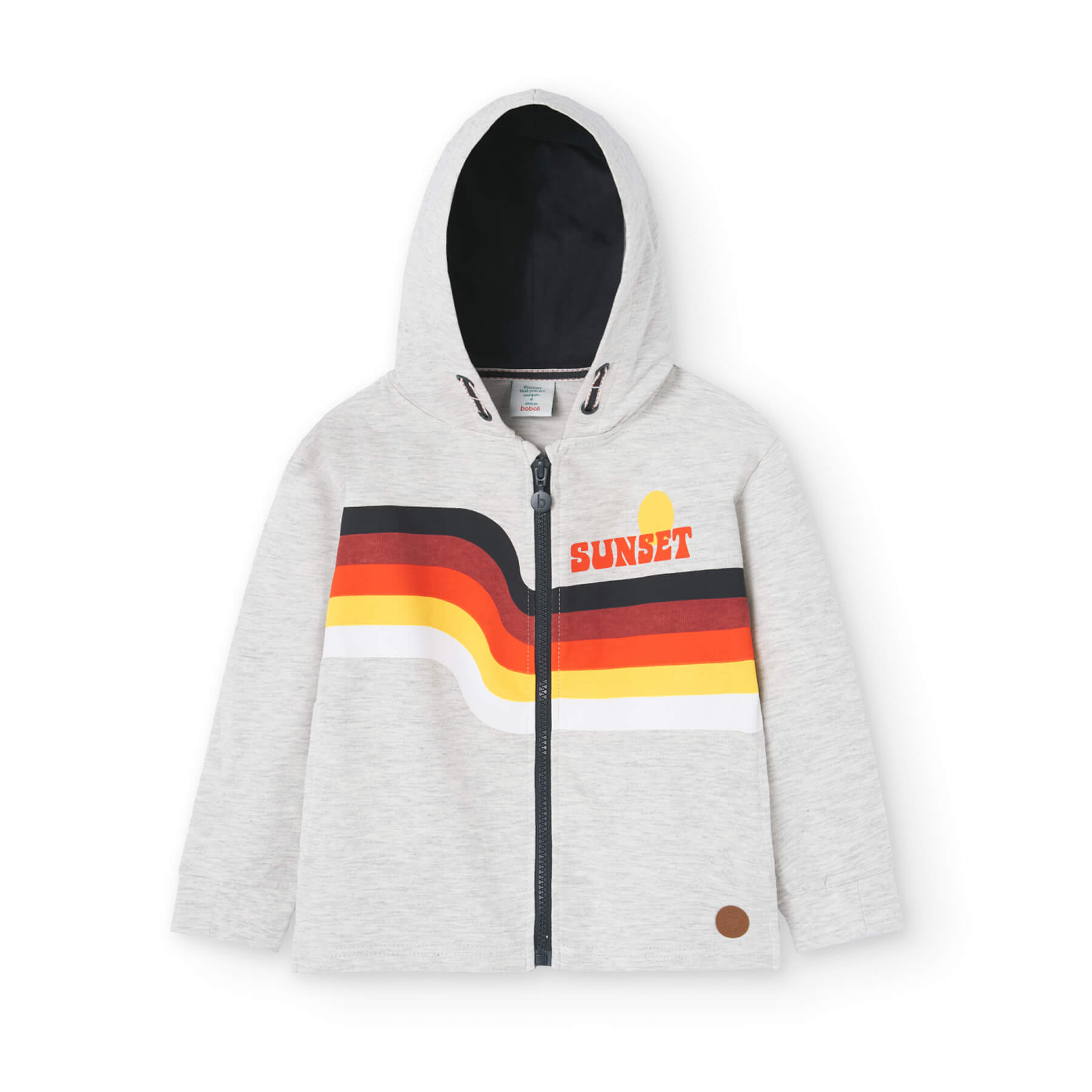 Giacca felpata con cappuccio per ragazzo