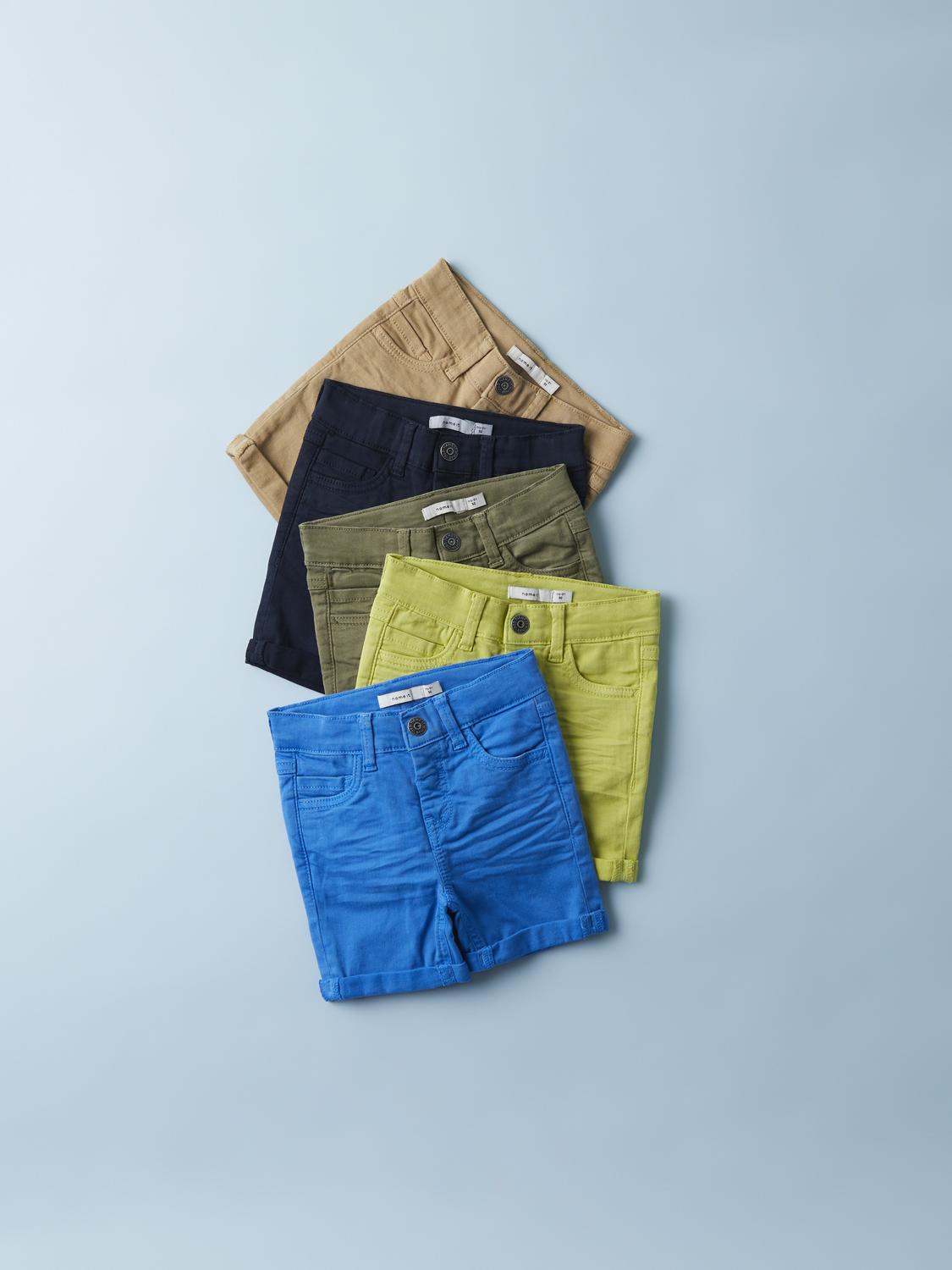Set di Shorts Slim Fit Silas Isak Junior con Vita Regolabile