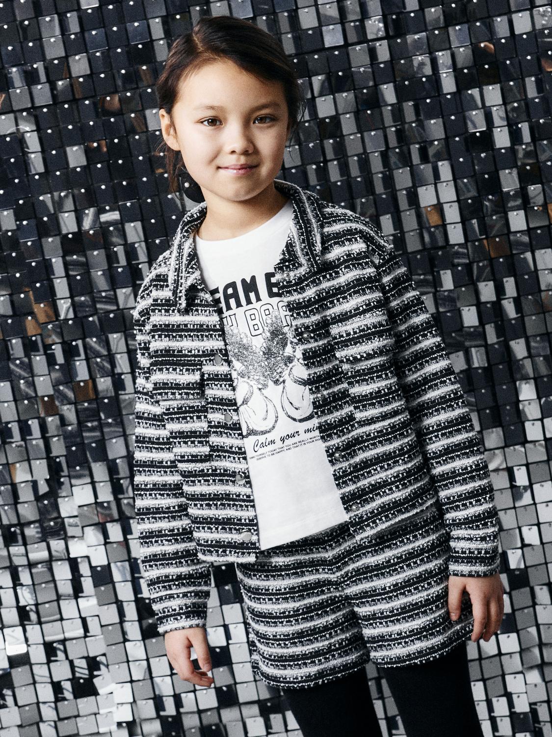 Blazer Corto Ragia Junior con Tasche sul Petto