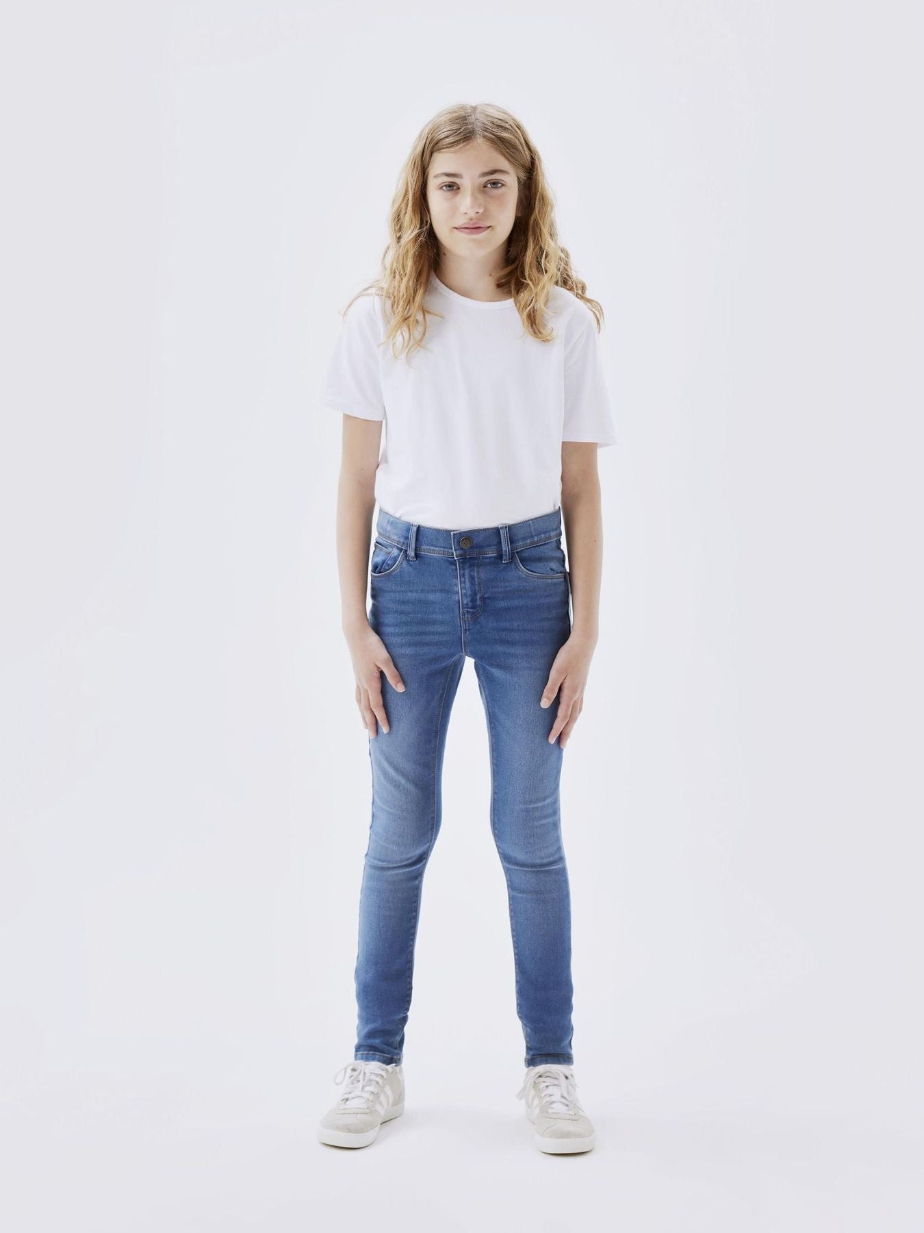 Jeans Skinny Polly Junior con Rivetti