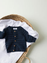 Cardigan in Maglia Detrane Junior a Girocollo