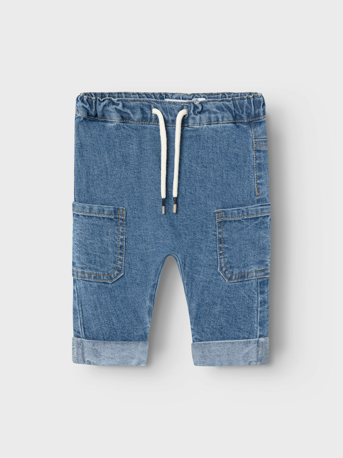 Jeans U-Shape Ben Junior con Vita Regolabile e Tasche Laterali