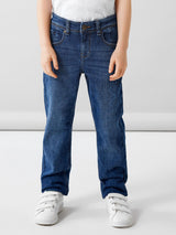 Jeans Straight Ryan Junior con Vita Regolabile