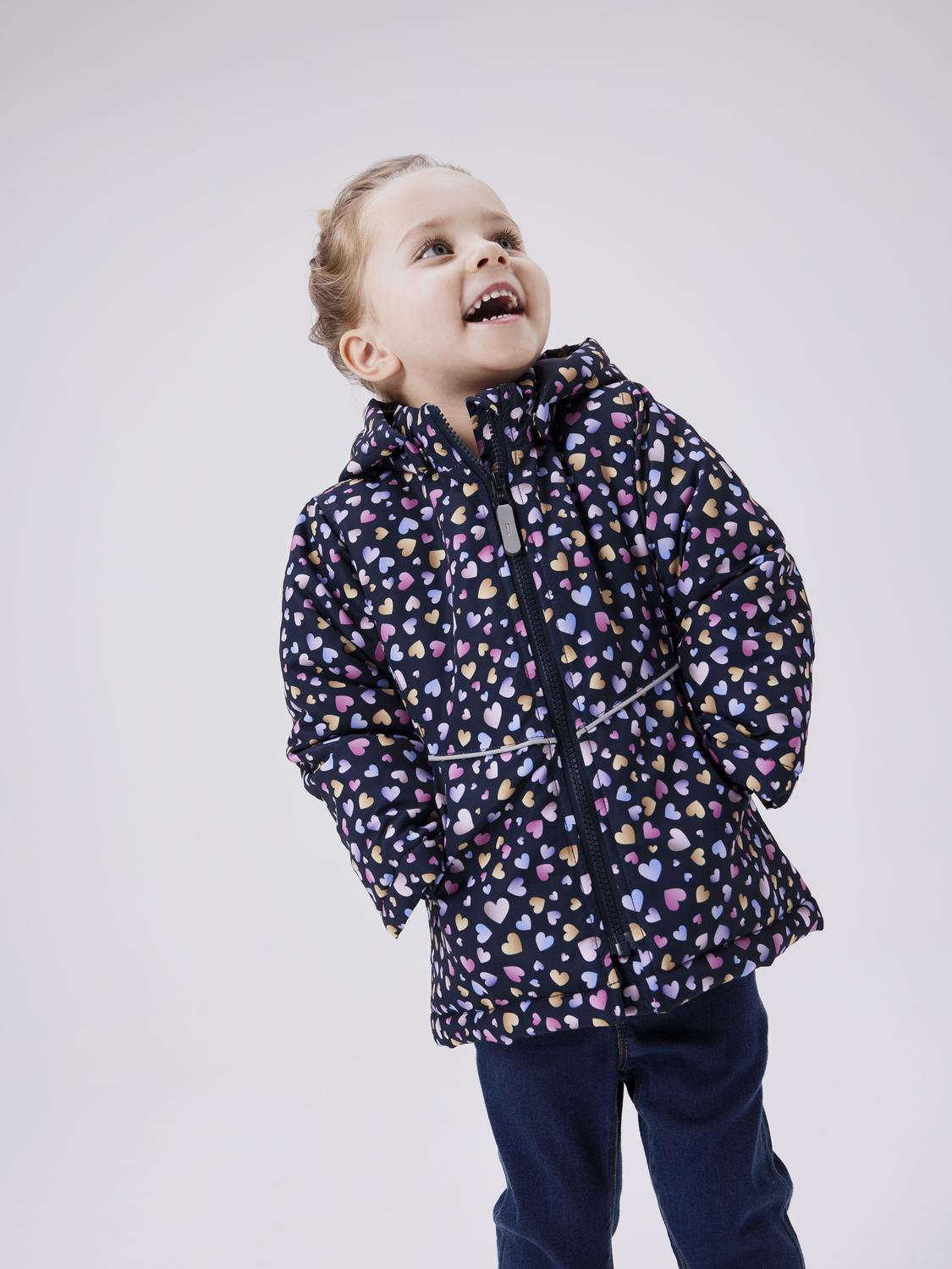 Giacca Maxi Pearl Junior con Cappuccio Staccabile