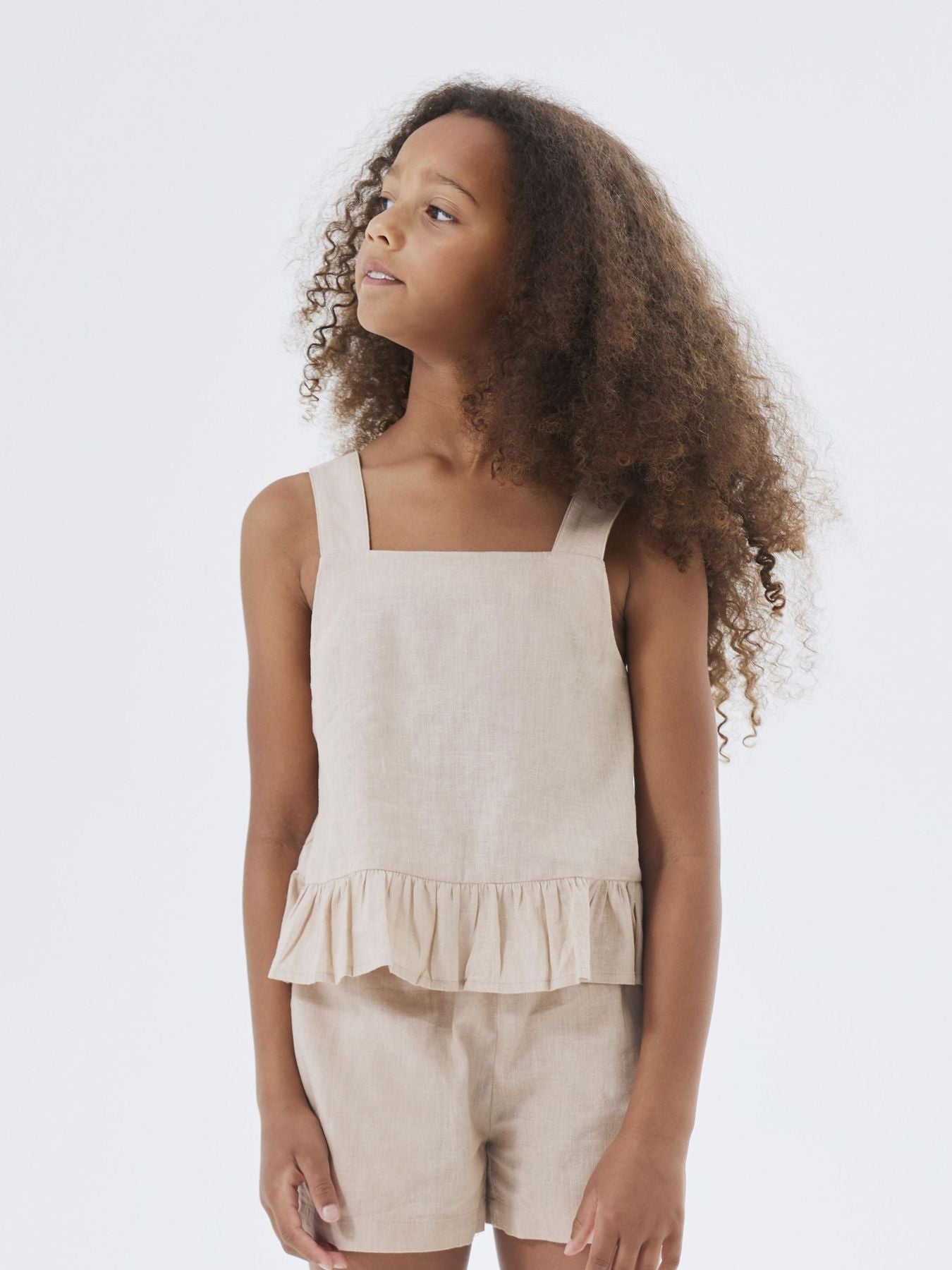 Top a Spalline Falinnen Junior con Volant