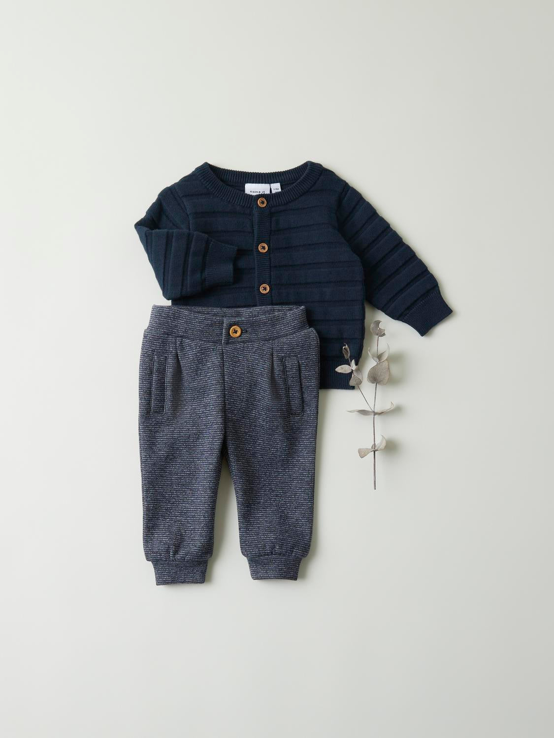 Cardigan in Maglia Detrane Junior a Girocollo